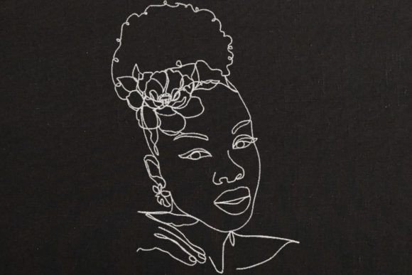 African American Woman Face 3 Embroidery Review