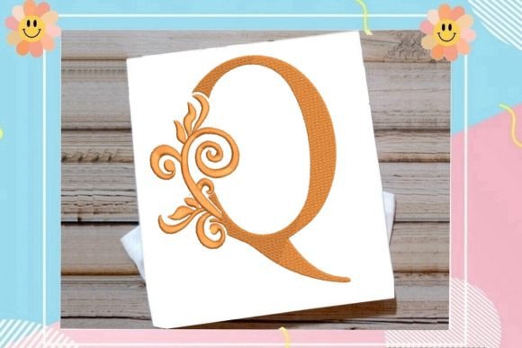 Beautiful Letter Q Monogram Review for Real Embroidery Projects