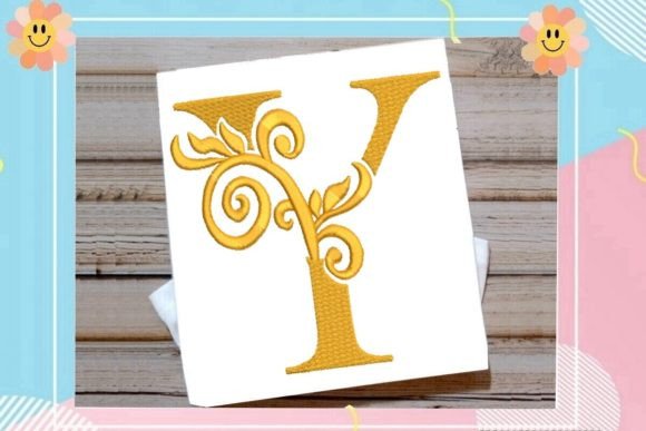 Beautiful Letter Y Monogram Review for Seasonal Embroidery Projects