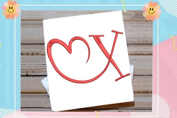 Beautiful Monogram X Letter Heart Review for Personalized Gift Products
