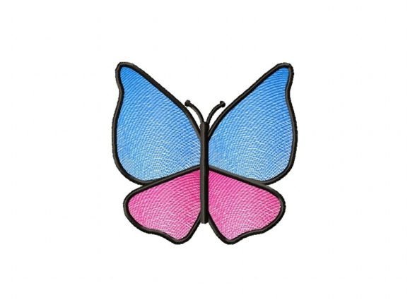 Butterfly Line Embroidery Design Review for Small Business Merch