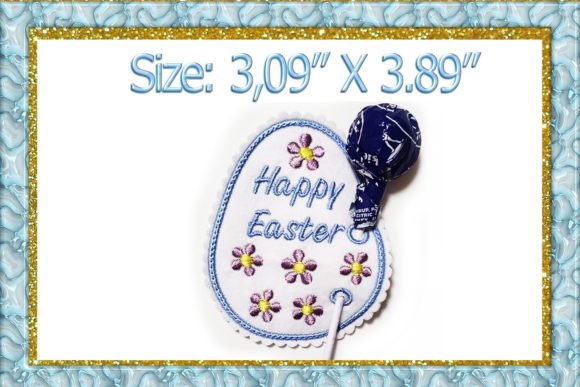Easter Egg Feltie ITH: A Whimsical Embroidery Design for Craft Fair Success