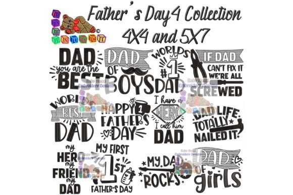 Father’s Day 4 Collection Review: A Heartfelt Embroidery Design Set