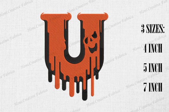 Halloween Letter U Review for Real Embroidery Projects