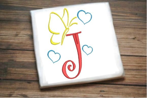J Letter Love Butterfly Monogram Review for Real Projects