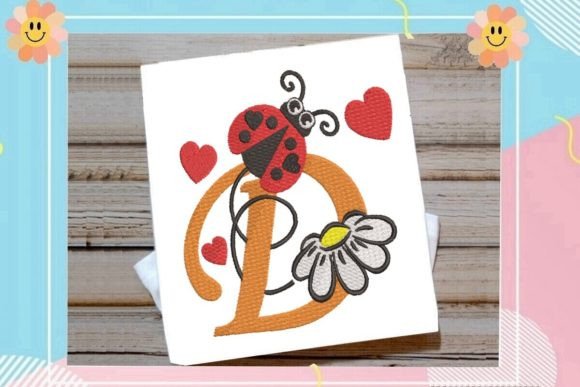 Ladybug D Letter Monogram Review: A Seasonal Embroidery Gem