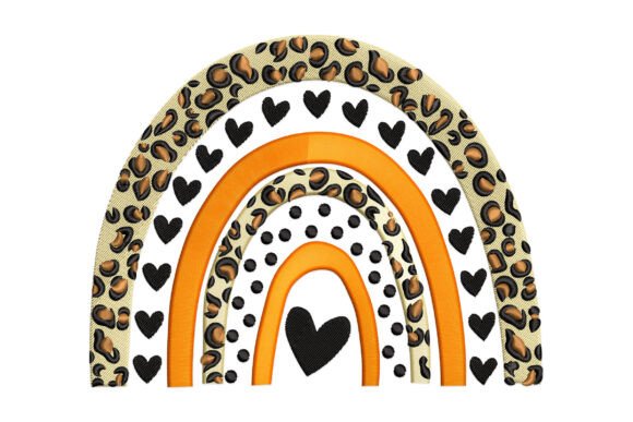 Leopard Rainbow Embroidery Design Review for Apparel Projects