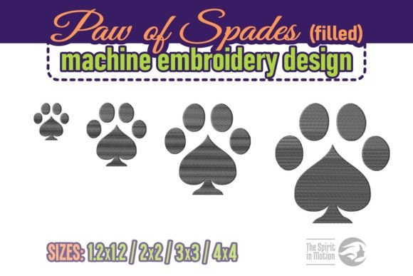 Paw of Spades - Filled: A Review for Embroidery Gift Creators