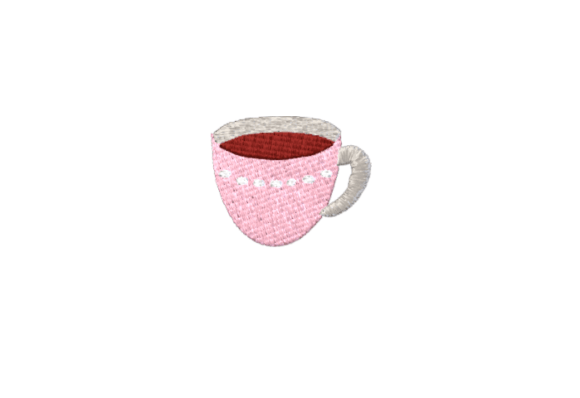Small Tea Cup Embroidery Design Review