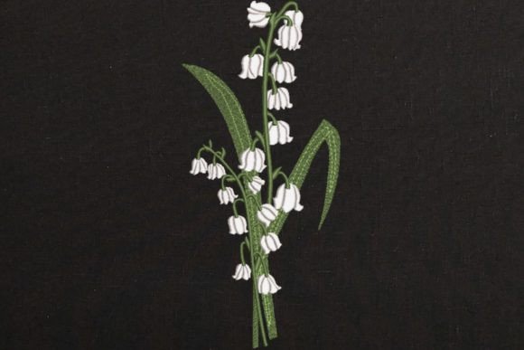 Spring Flowers Lilies of the Valley Embroidery Design Review